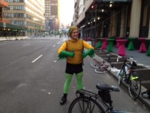 This gilled, green-haired gentleman rode for Clean Water