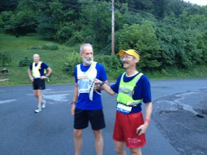'Miles' passes to Joe Church, running Leg 270