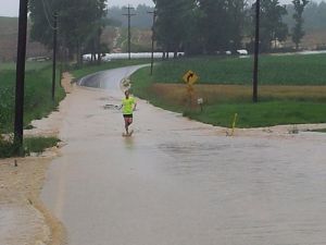 Scott Falkner, Leg 268 included some water running