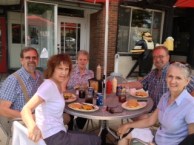 Dining on the square in Monroe WI