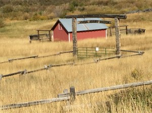 As we hiked Aspen Alley, we spotted this ranch hidden from the road
